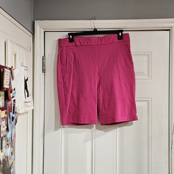 Kim Rogers Pants - Kim Rogers Vibrant Pink Women's Bermudas